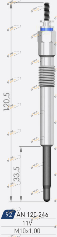 Свеча накаливания A-N PARTS 120 246